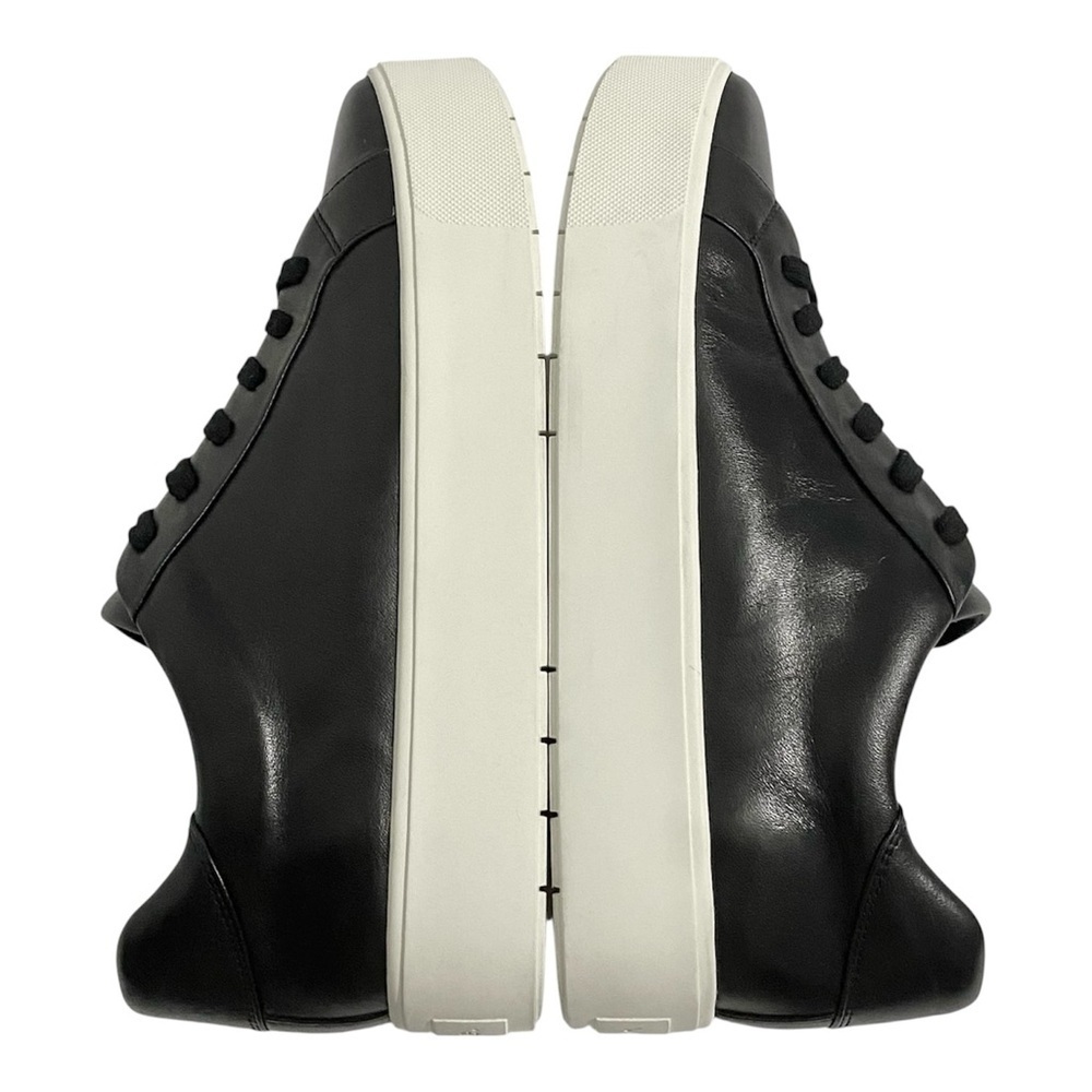 Vince Benfield Platform Leather Sneakers Black 8.5 - Picture 8 of 12